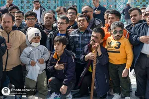 تشرف گروه 205 نفره کوتاه قامتان سراسر کشور به بارگاه منور رضوی