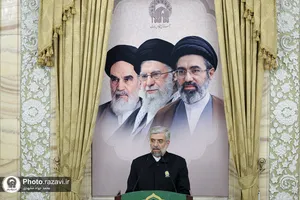 آیین اعطای احکام خدمه حرم مطهر رضوی