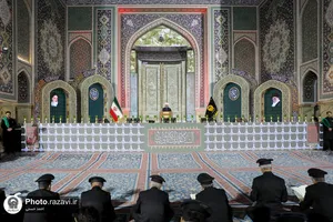 مراسم احیاء شب بیست و یکم ماه رمضان در حرم مطهر رضوی - 1
