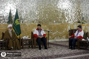 دیدار مدیران جمعیت هلال احمر کشور با تولیت آستان قدس رضوی