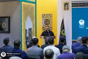 مراسم اهدای مدال&zwnj;های علی میرشکاری به آستان قدس رضوی