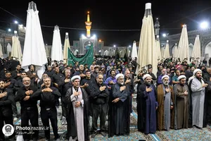 عزاداری هیئات مذهبی سراسر کشور در حرم مطهر رضوی