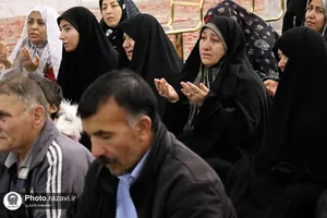 تشرف کاروان ناشنوایان خراسان شمالی به حرم مطهر رضوی