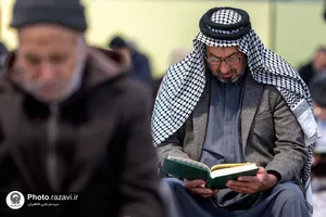 ترتیل خوانی قرآن کریم در حرم مطهر رضوی