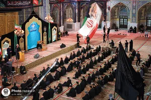 عزاداری سنتی شب ششم محرم در &laquo;حسینیه حرم&raquo;