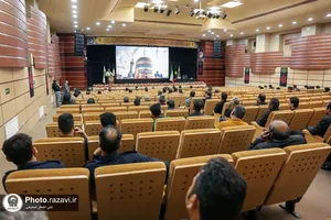 گردهمایی مواکب خدمت&zwnj;رسان اطراف حرم مطهر