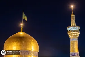 رویت هلال ماه شوال در حرم مطهر رضوی