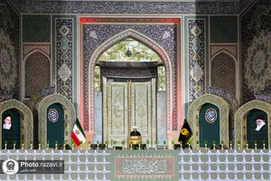 مراسم احیاء شب بیست و یکم ماه رمضان در حرم مطهر رضوی - 1