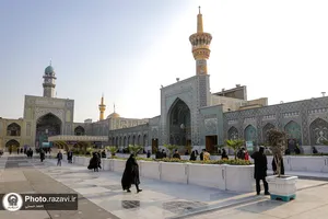بهسازی مسیر ورودی رواق دارالحجه حرم مطهر رضوی