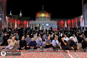 عزاداری سنتی شب دوم محرم در &laquo;حسینیه حرم&raquo;