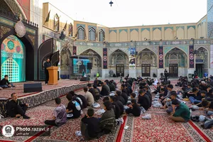 عزاداری هیئت های مذهبی سراسر کشور در حسینیه حرم