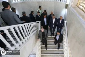 تشرف وزیر ورزش و جوانان عراق به حرم مطهر رضوی