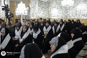 دیدار فعالان بسیج دانش&zwnj;آموزی شهرستان مشهد با تولیت آستان قدس رضوی