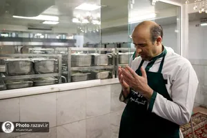 افطاری ماه مبارک رمضان در مهمانسرای حضرت