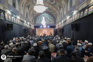 مجلس روضه فاطمیه در حرم مطهر رضوی-1