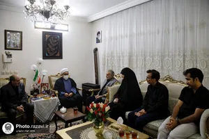 دیدار تولیت آستان قدس رضوی با خانواده شهیدان زینال&zwnj;زاده و رضازاده