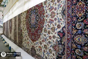 بازدید کارکنان حرم مطهر از شرکت فرش آستان قدس رضوی