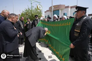 حضور خدام در موکب مدینه&zwnj;الزائرین امام حسن علیه السلام