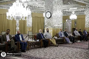 دیدار معاون و مدیران سیمای صدا و سیمای جمهوری اسلامی با تولیت آستان قدس رضوی