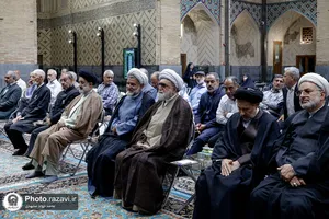 دیدار جمعی از آزادگان هشت سال دفاع مقدس با تولیت آستان قدس رضوی 