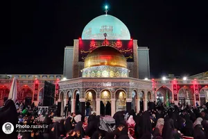 عزاداری هیئت&zwnj;های مذهبی خراسان شمالی در حسینیه حرم