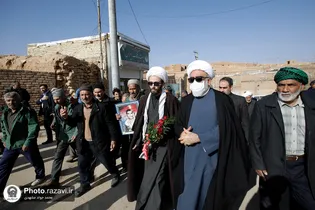 حضو‌ر تولیت آستان قدس رضوی ‌در جمع اهالی روستای «هندل آباد» مشهد