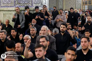 چهارپایه خوانی سالروز شهادت امیرالمؤمنین در حرم مطهر رضوی