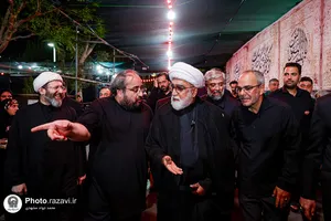 بازدید تولیت آستان قدس رضوی از موکب بنیاد رضوی