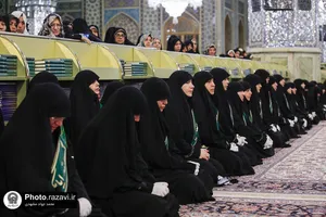 مراسم خطبه خوانی صبح میلاد امام رضا علیه&zwnj;السلام
