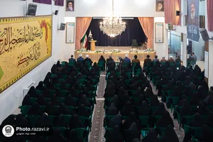 حضور تولیت آستان قدس رضوی در جمع طلاب مکتب نرجس
