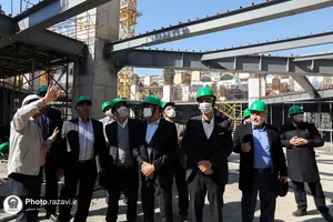 بازدید جمعی از خیرین سراسر کشور از پروژه های عمرانی حرم مطهر رضوی