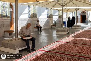 سایه بر سر زائران امام مهربانی