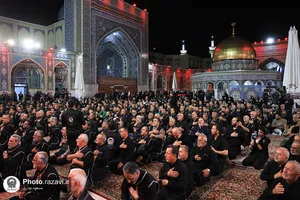 عزاداری سنتی شب چهارم محرم در &laquo;حسینیه حرم&raquo;