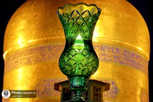 عکس با کیفیت : گنبد حرم مطهر رضوی