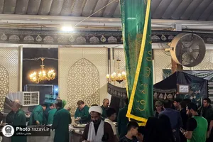 موکب امام رضا علیه&zwnj;السلام در شهر کاظمین