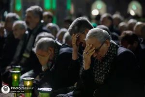آیین خطبه خوانی شب شهادت امام رضا علیه السلام در حرم مطهر رضوی - 3