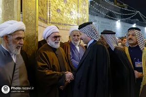 تشرف شیوخ عشایر عراق به حرم مطهر رضوی
