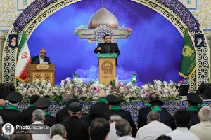 مراسم روز ولایت و امامت در حرم مطهر رضوی
