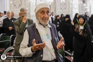 تشرف کاروان معین&zwnj;الضعفا به حرم مطهر رضوی