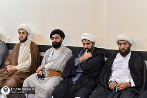 دیدار طلاب مدرسه تابستانی دارالعلم با آیت&zwnj;الله اشرفی شاهرودی