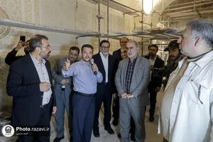 بازدید جمعی از نمایندگان مجلس شورای اسلامی از فعالیت&zwnj;های عمرانی حرم مطهر رضوی
