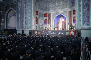 آئین بزرگداشت رهبر شهید انقلاب اسلامی در حرم مطهر رضوی-۳