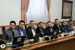 نشست صمیمی مدیران با قائم مقام تولیت آستان قدس رضوی