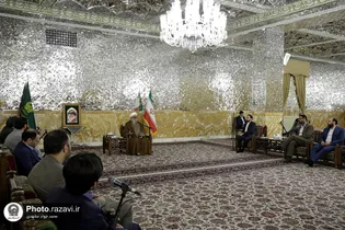 دیدار معاون و مدیران سیمای صدا و سیمای جمهوری اسلامی با تولیت آستان قدس رضوی