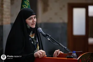 جلسه دفاع از پایان نامه دانشجویان دانشگاه امام رضا علیه&zwnj;السلام در حرم مطهر رضوی
