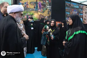 بازدید تولیت آستان قدس رضوی از موکب بنیاد کرامت