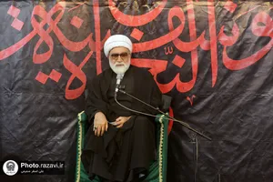 عزاداری شب تاسوعای حسینی با حضور تولیت آستان قدس رضوی