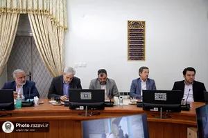 نشست صمیمی قائم مقام تولیت آستان قدس رضوی و شهردار مشهد