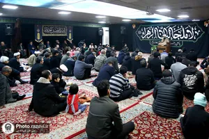 عزاداری ایام فاطمیه در مؤسسه جوانان آستان قدس رضوی-2