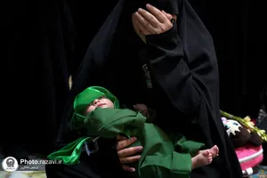 همایش "شیرخوارگان حسینی" در حرم مطهر رضوی-1